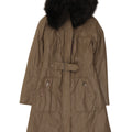 Płaszcz damski Dkny UK 6 XS Khaki Ramie
