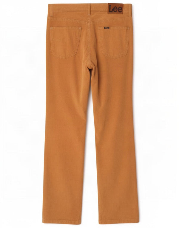 Мужские прямые повседневные брюки Lee W34 L34 бежевого цвета, хлопок