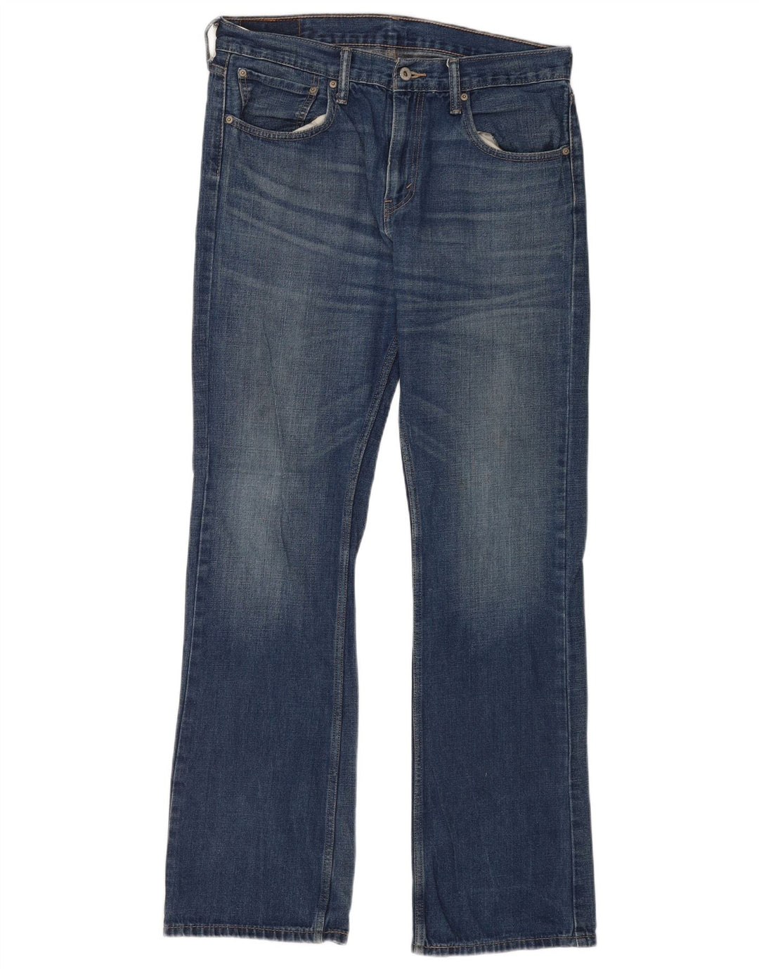 Levi's Herren 527 Bootcut Jeans W34 L34 Blaue Baumwolle