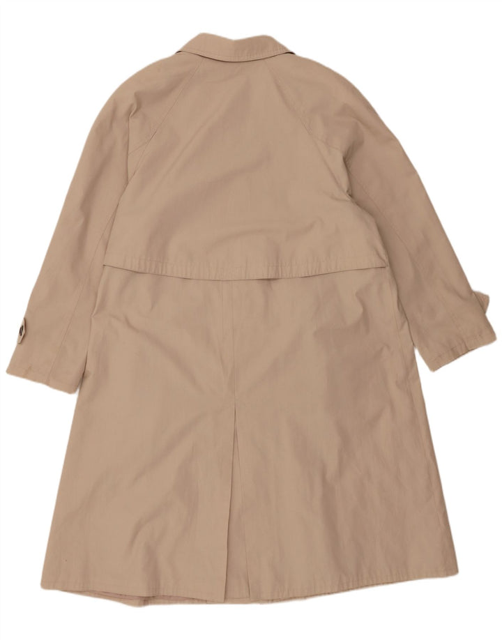 Vintage Womens Trench Coat UK 16 Large  Beige Polyester