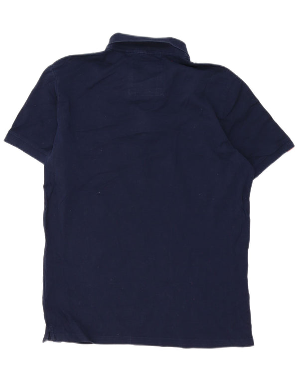 Męska koszulka polo Superdry XL, granatowa, bawełniana