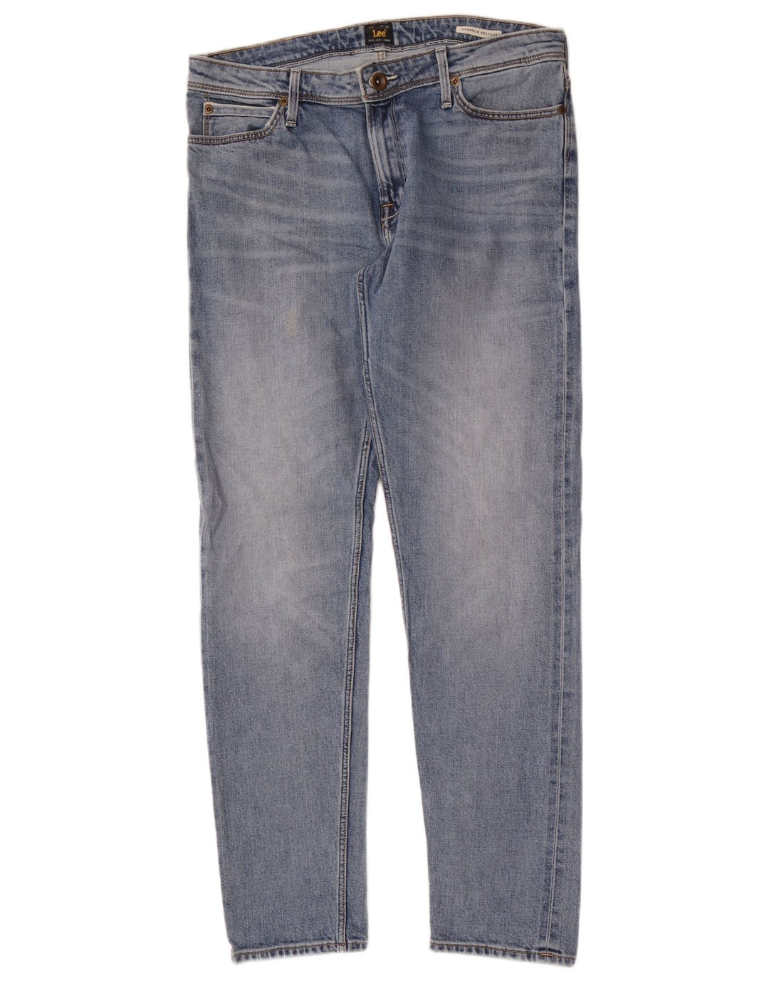 Lee Mens Selvage Stretch Slim Jeans W29 L31 Blue Cotton