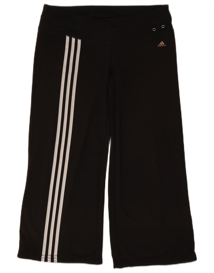 Adidas Damen Climacool Trainingshose UK 16 Large Schwarz Polyester