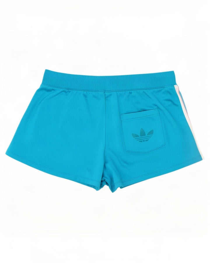 Pantaloncini sportivi Adidas da donna UK 10 piccoli blu poliestere