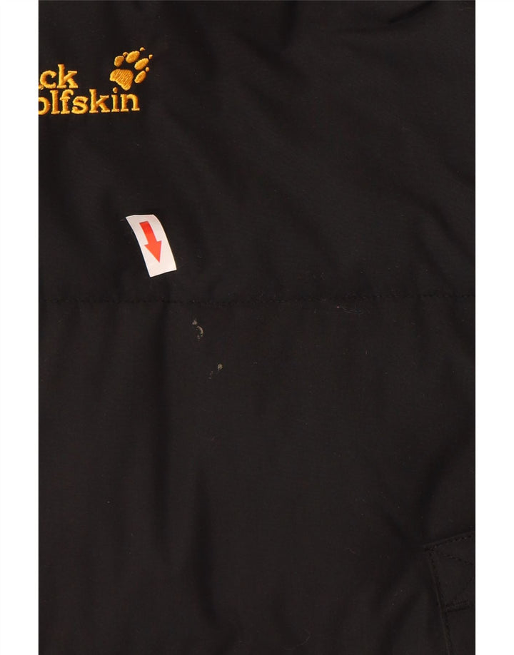 Jack Wolfskin Mens Padded Gilet UK 42 XL Black Polyester