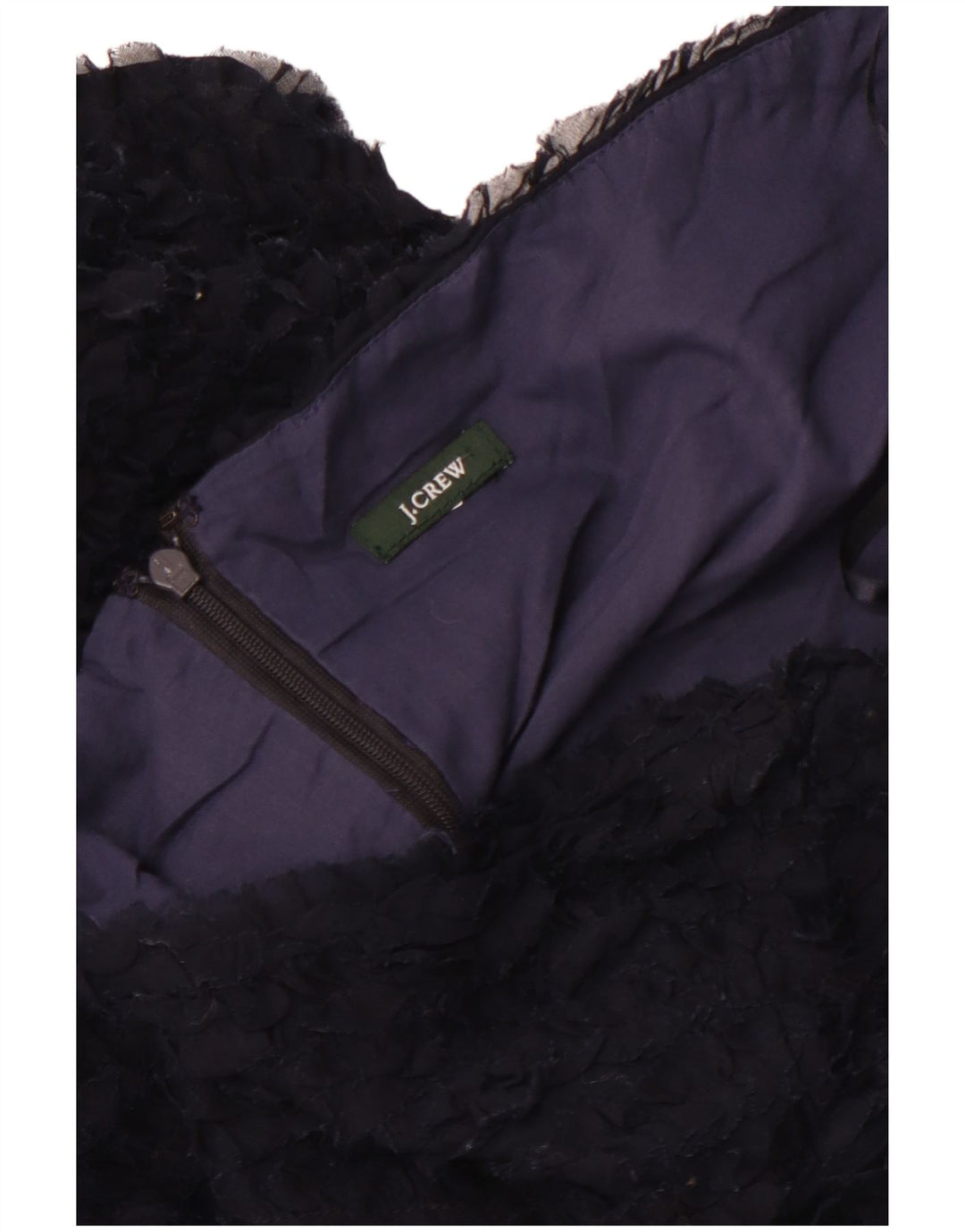 J. CREW Womens Strapless Dress UK 12 Medium Navy Blue