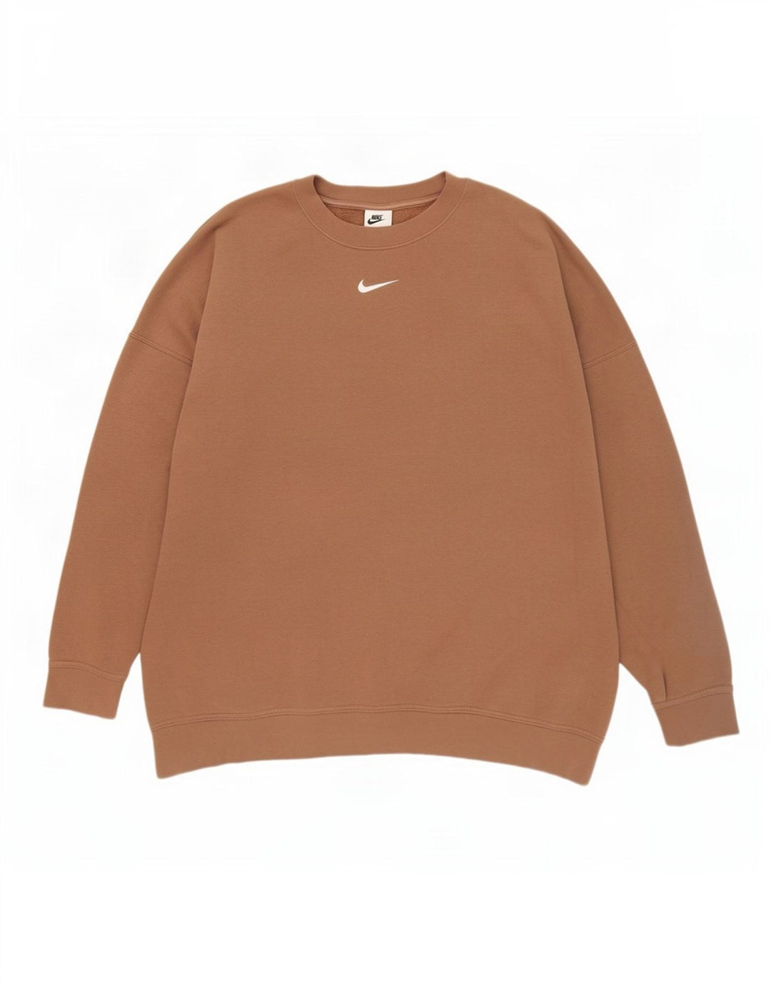 Nike - Sudadera extragrande para mujer, talla 40, talla grande, algodón marrón