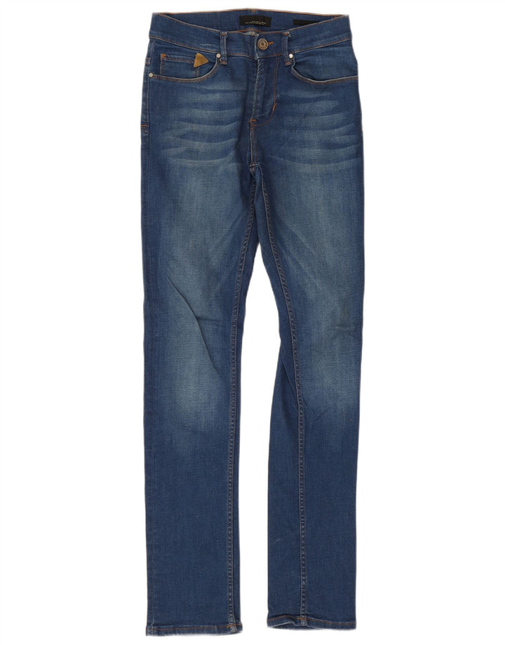 Zara Herre Slim Jeans EU 38 Small W30 L33 Blå Bomuld