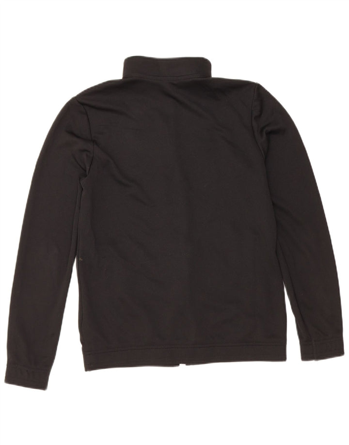Adidas Boys Aeroready Tracksuit Top Jacket 13-14 Years Black Polyester