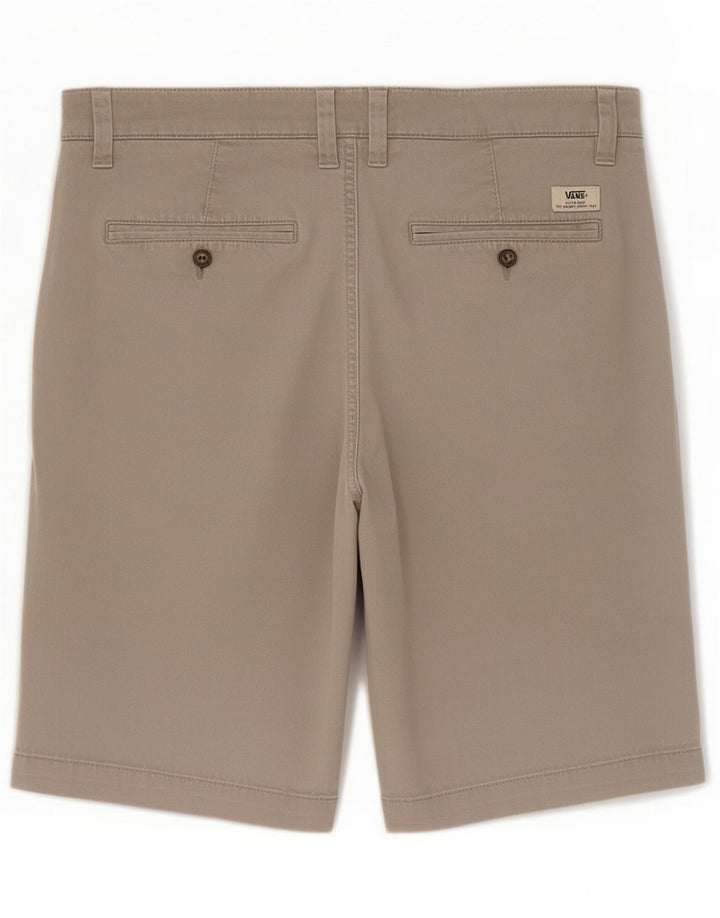 Vans Mens Chino Shorts Medium W32 Grey Bumbac