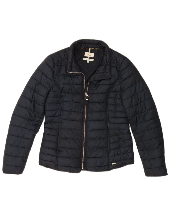 Giacca imbottita da donna Joules UK 12 poliestere medio blu navy