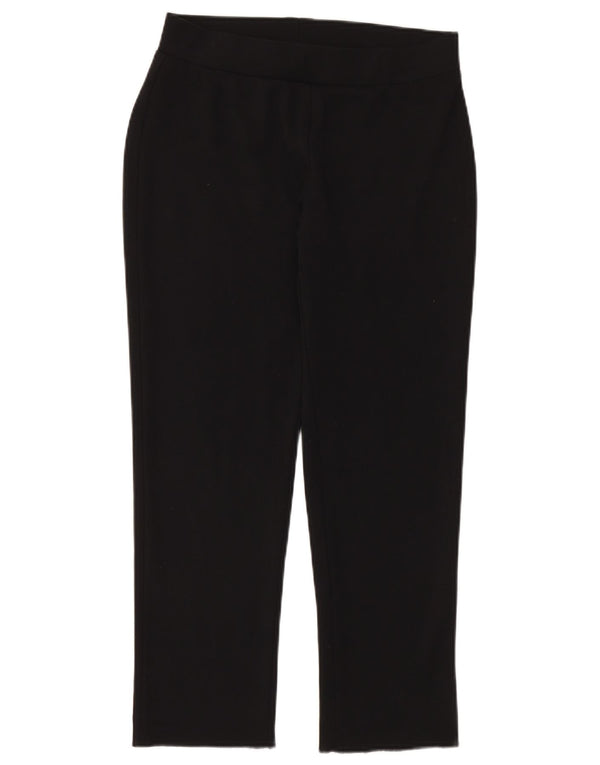 Marks & Spencer Lige fritidsbukser til kvinder UK 12 Medium W30 L27 Sort