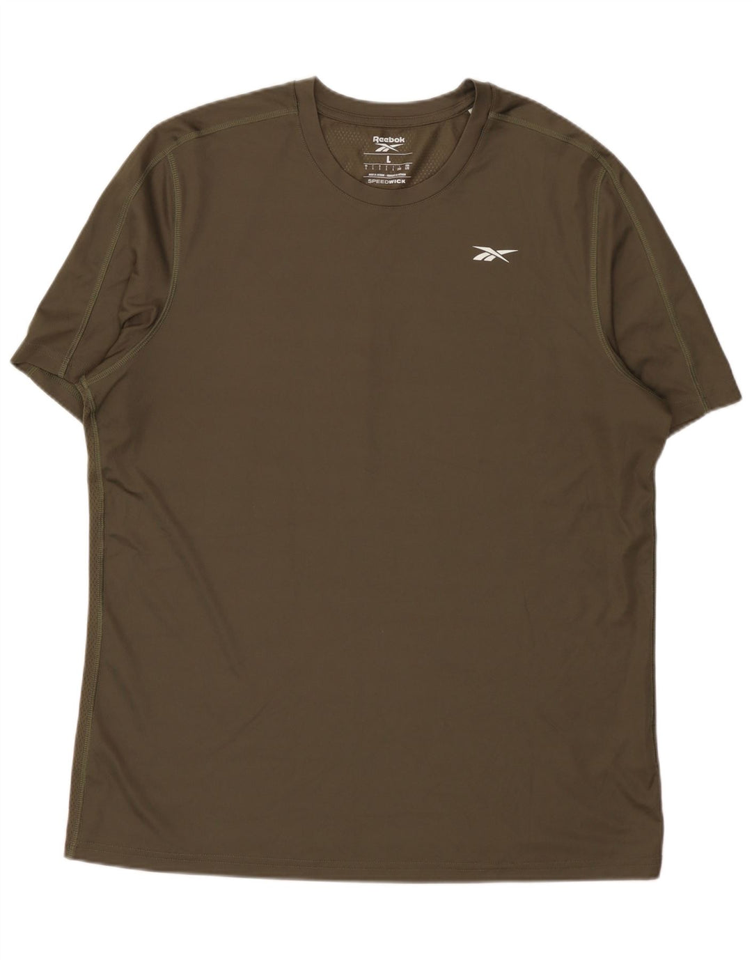 Tricou pentru bărbați Reebok Top Large Kaki Poliester