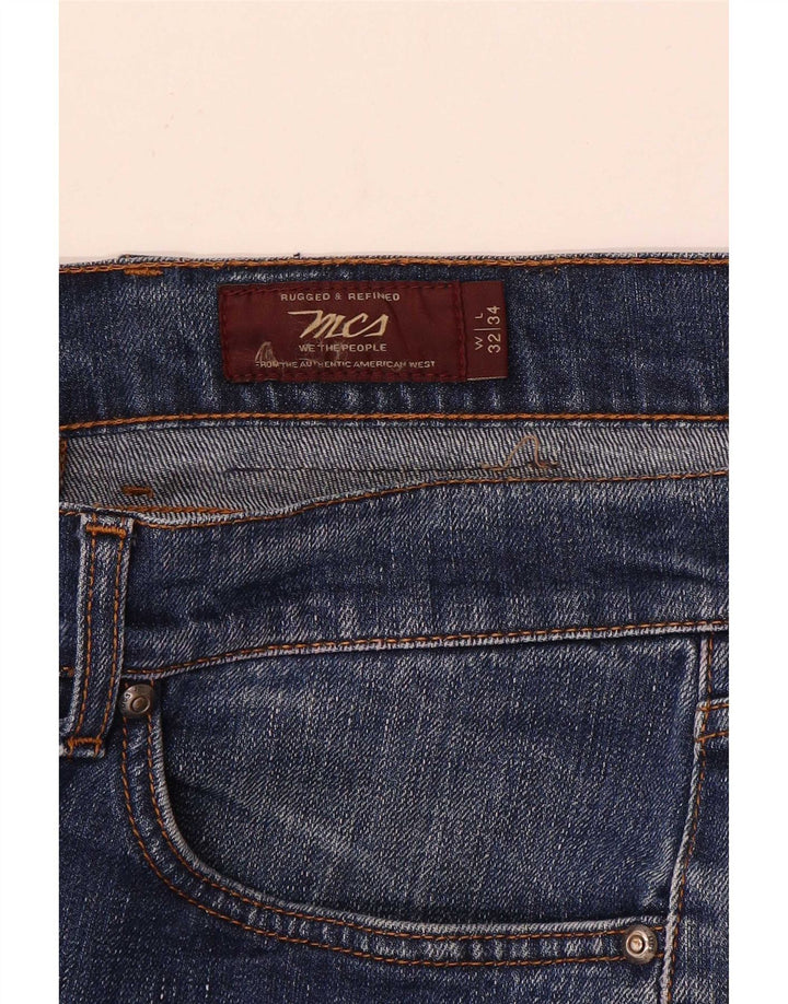Marlboro Classics Mens Straight Jeans W32 L32 Blue