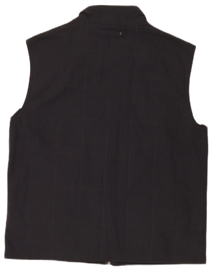 Gilet da uomo Massimo Dutti UK 42 XL Poliestere nero a quadri