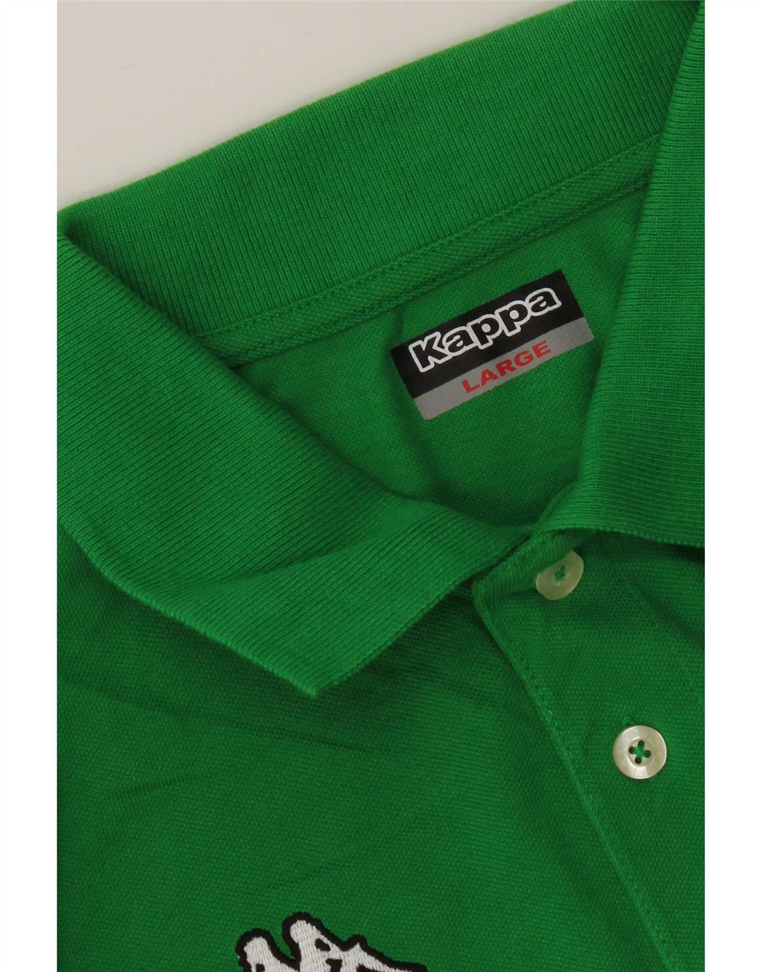 Camisa polo masculina Kappa grande verde