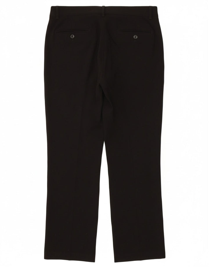 CHAPS Womens Straight Chino Trousers US 16 2XL W32 L28 Black Polyester