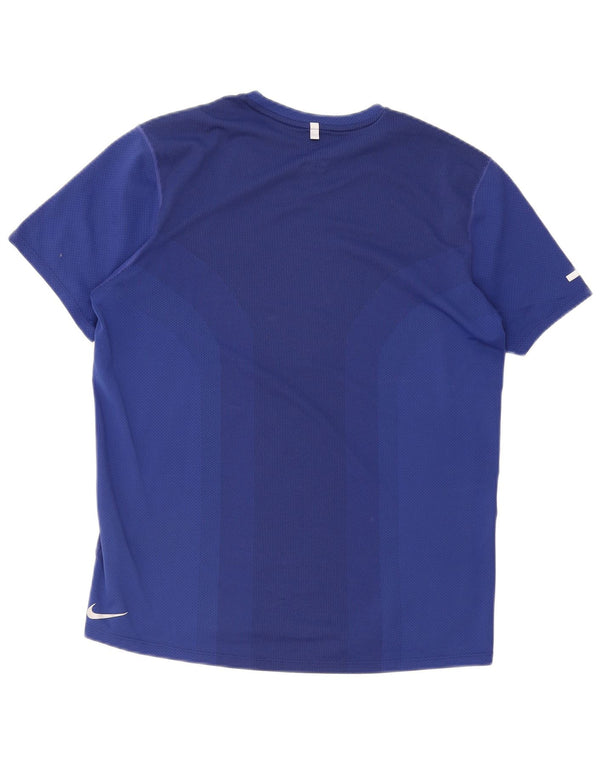 Ανδρικό T-Shirt Nike με γραφικό Dri Fit, μεσαίο μπλε πολυεστέρας