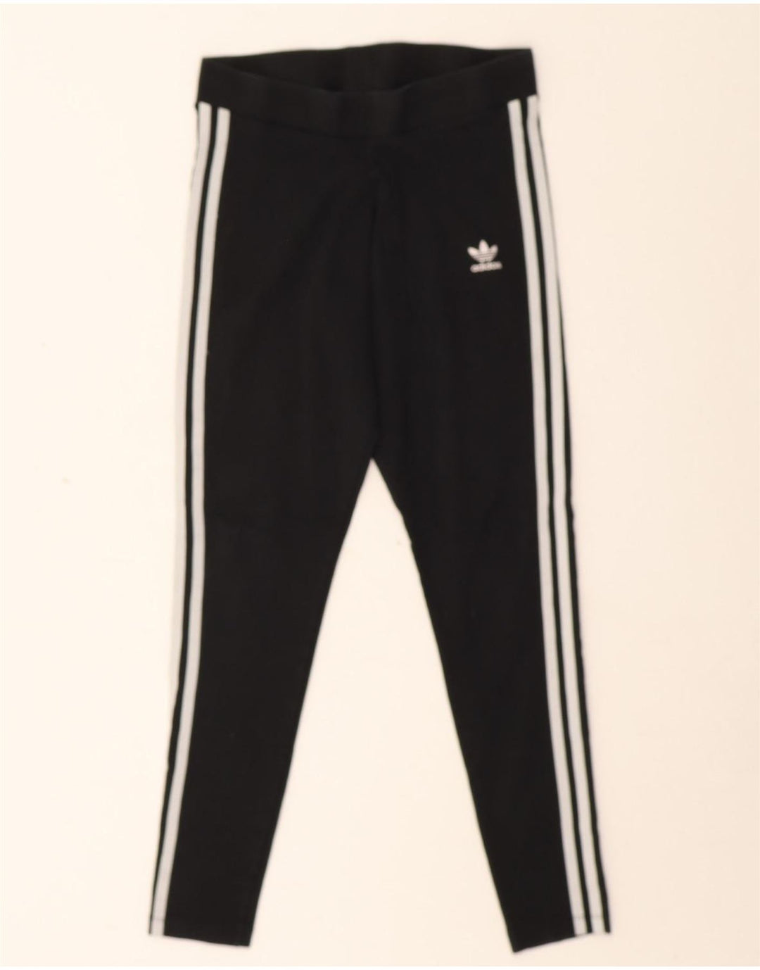 Adidas Womens Leggings UK 8 Small  Black Cotton