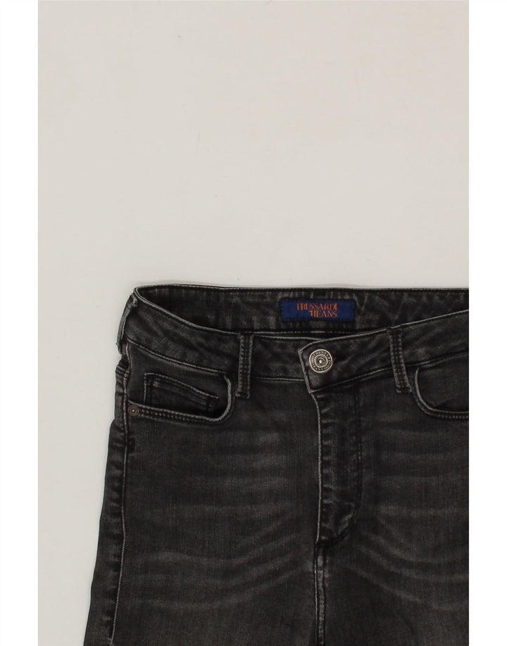 TRUSSARDI Womens Skinny Jeans W26 L26 Black Vintage Trussardi and Second-Hand Trussardi from Messina Hembry 