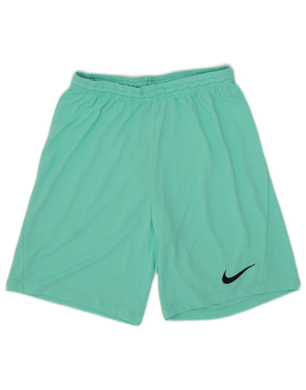 Pantaloncini sportivi Nike Dri Fit da uomo in poliestere turchese medio