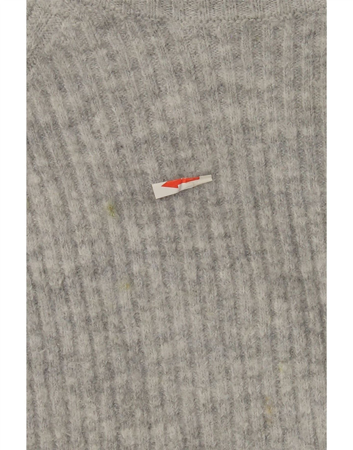 Marks & Spencer Pull col roulé pour femme UK 14 Gris moyen Acrylique