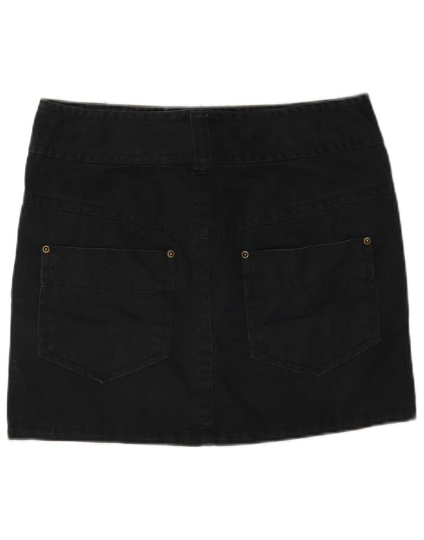 Benetton Dame Mini Cargo Nederdel W28 Medium Navy Blue