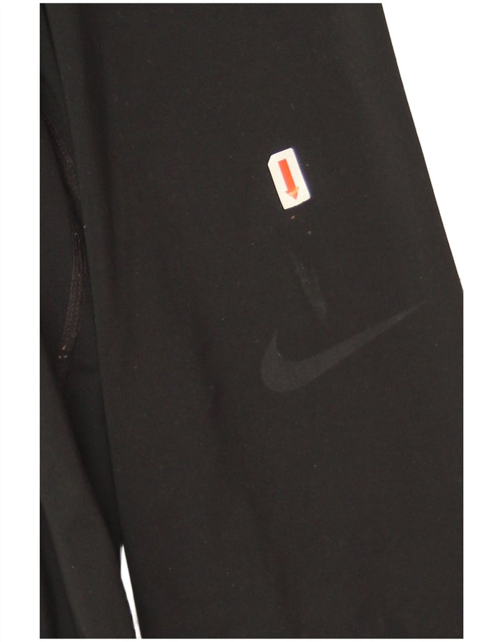 Nike Womens Dri Fit Graphic Leggings UK 8 Small  Black