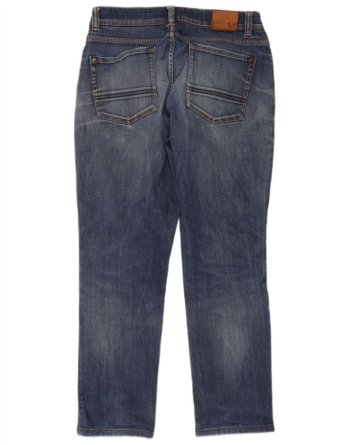 Crew Clothing Mens Straight Jeans W34 L34 Blue