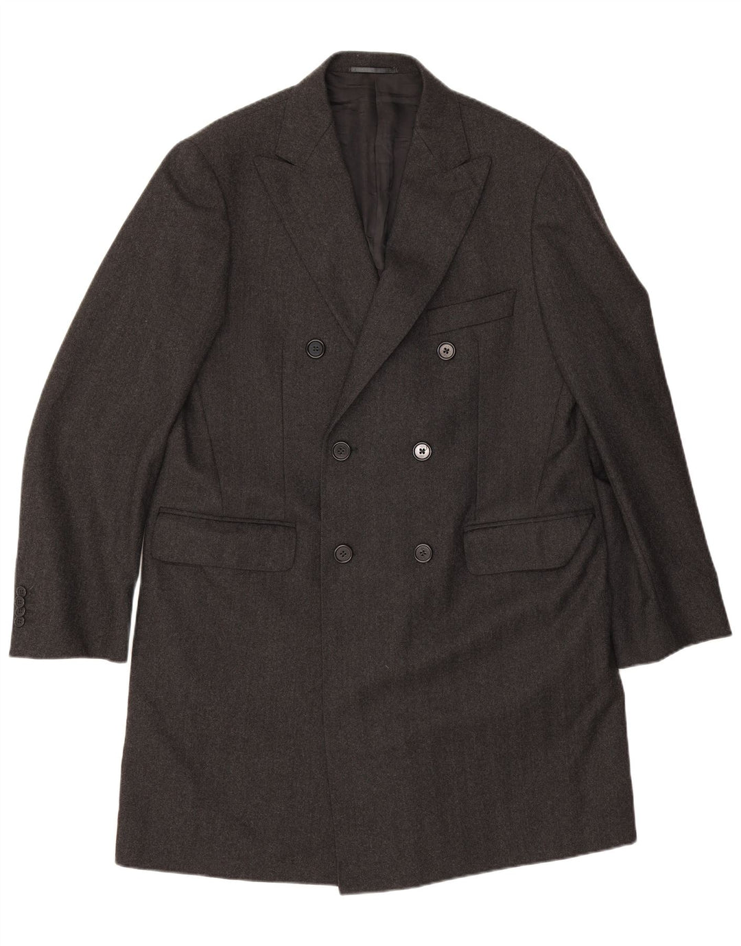 Ader Manteau Double Boutonnage Homme IT 54 2XL Gris Laine