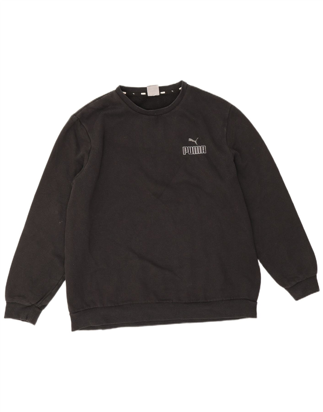 Puma Herre Sweatshirt Jumper XL Sort Bomuld