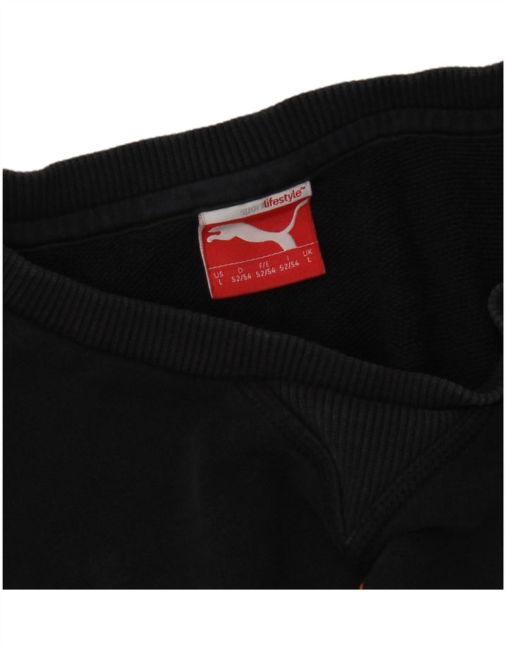 Puma Herren Grafik-Sweatshirt-Pullover, groß, Marineblau