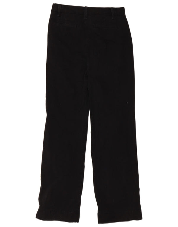 Pantaloni chino drepți pentru femei Marks & Spencer UK 6 XS W26 L27 bumbac negru
