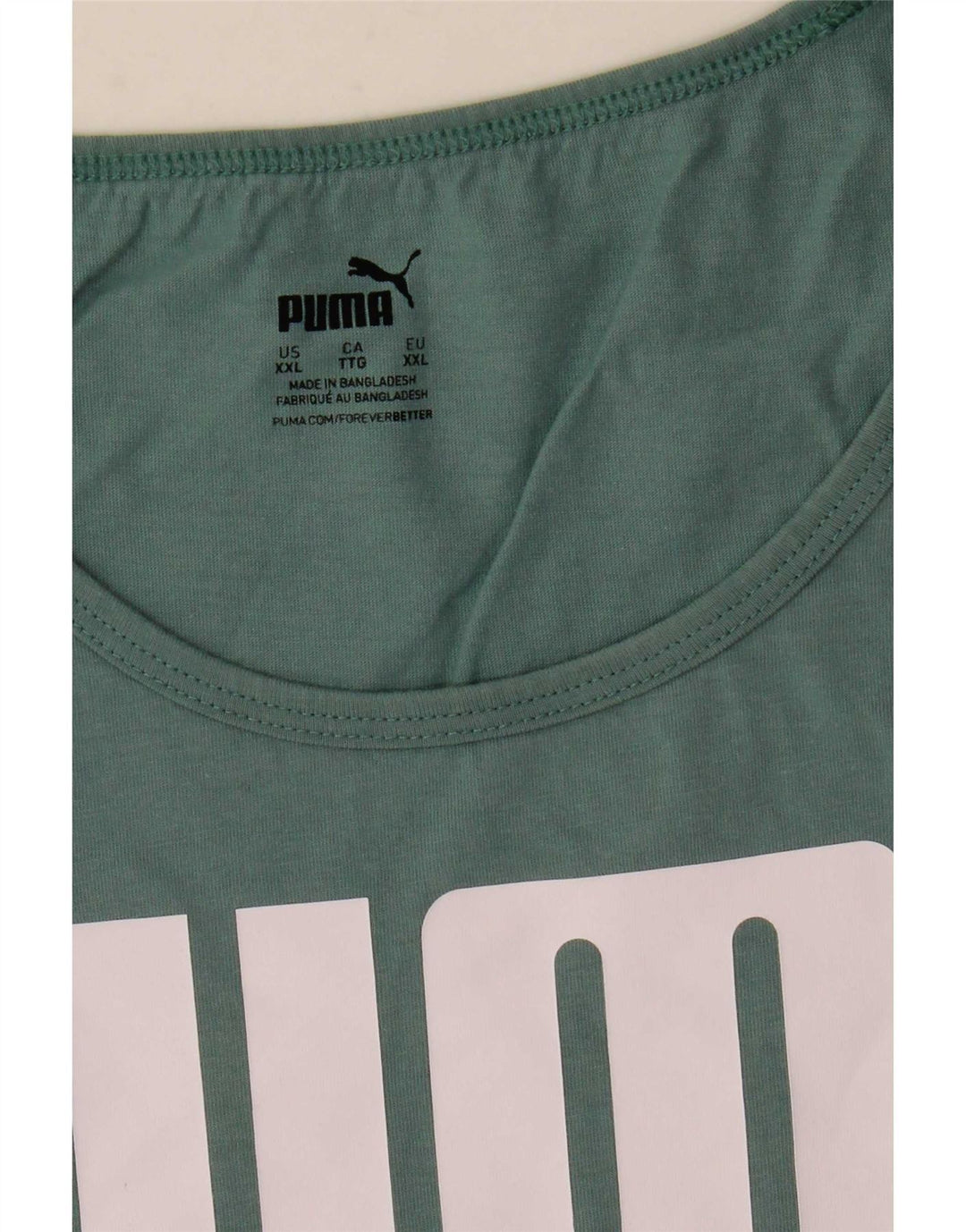 Puma Mens Graphic Vest Top 2XL Green