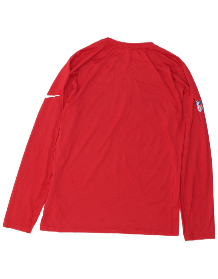 Nike Mens Arizona Cardinals Graphic Top Long Sleeve Medium Red Polyester