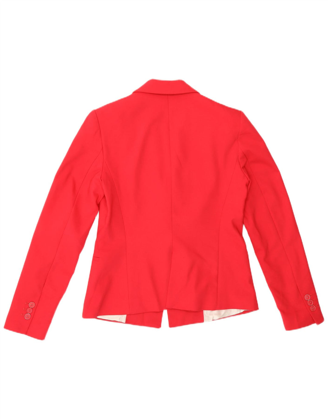 Zara Dame 1-knaps blazerjakke UK 14 Medium Pink Polyester