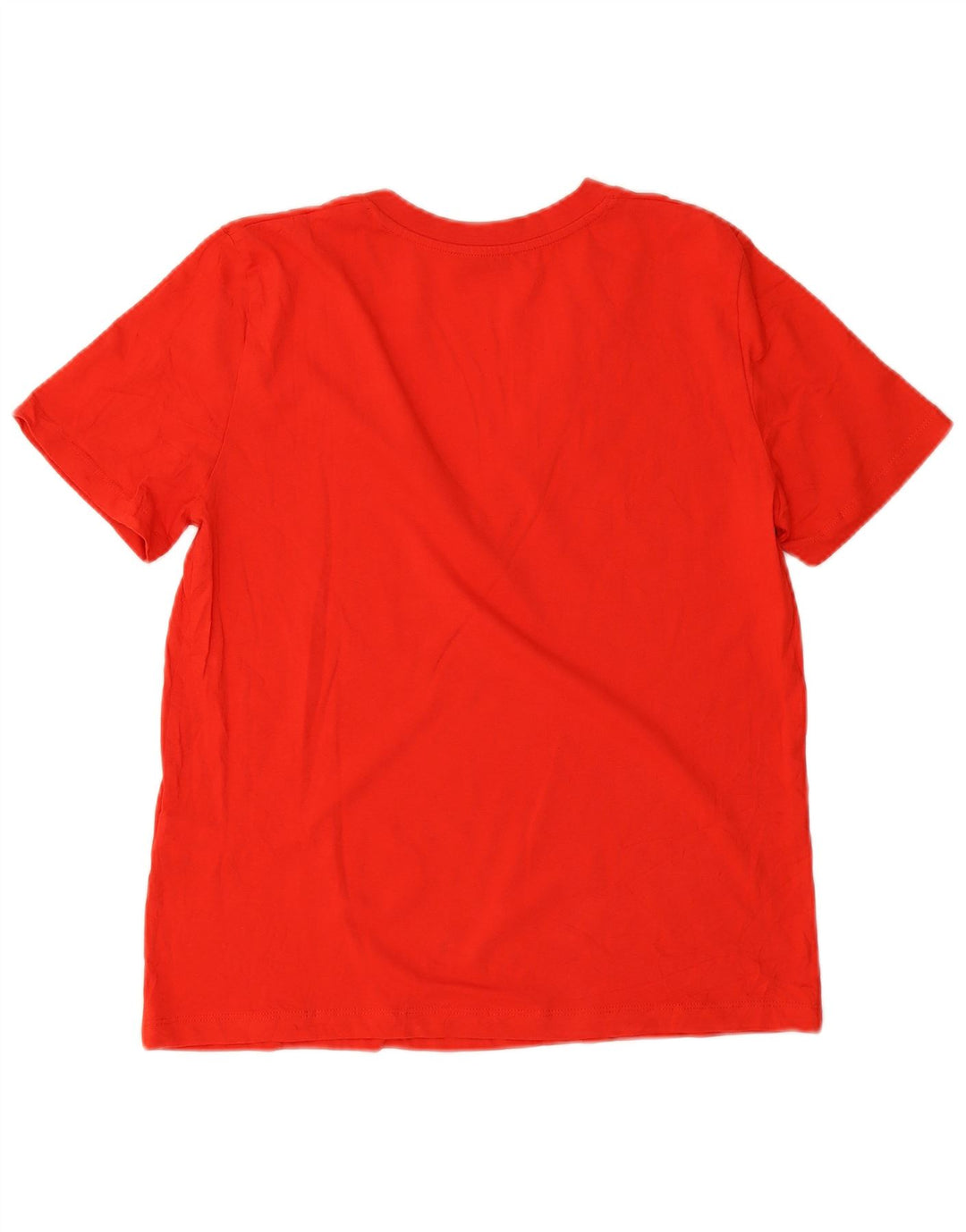 T-shirt oversize da donna Zara UK 10 piccola in cotone rosso