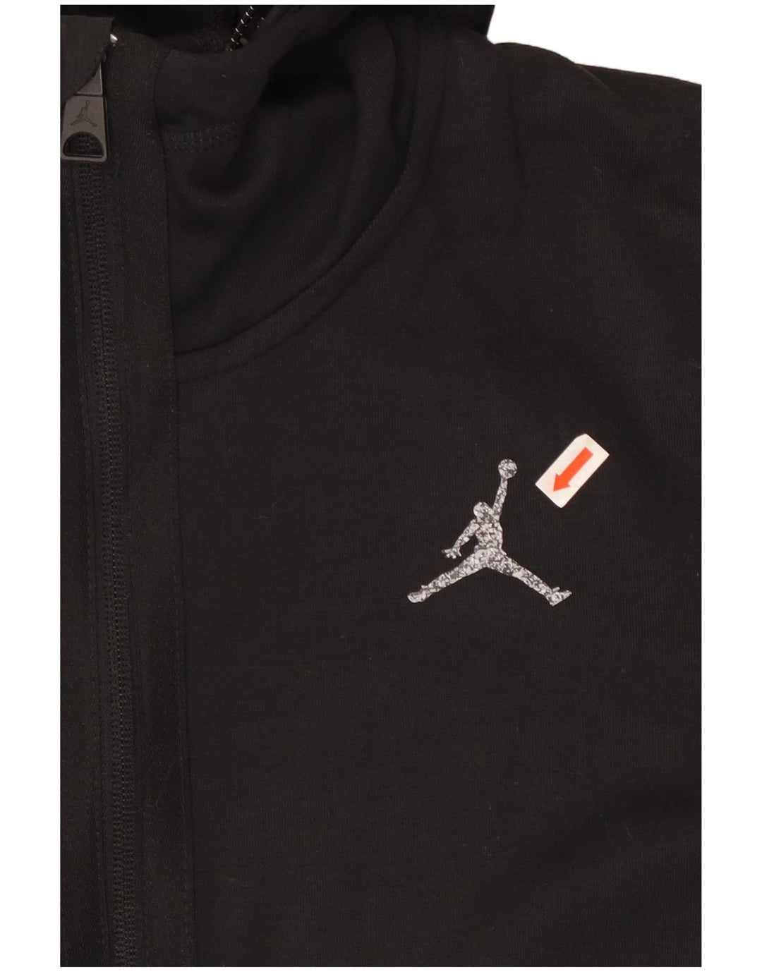 JORDAN Herre Dri Fit Hættetrøje med lynlås XS Sort Polyester