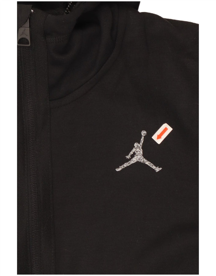 JORDAN Herre Dri Fit Hættetrøje med lynlås XS Sort Polyester