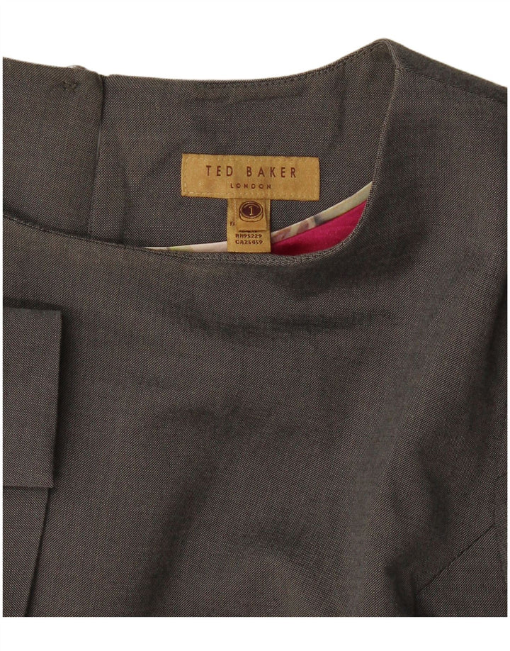 Ted Baker Vestido tubo extragrande para mujer Talla 1 XS Gris