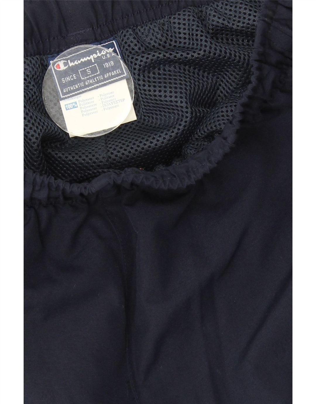 Champion Herre Windbreaker Bukser Small Navy Blue Polyester