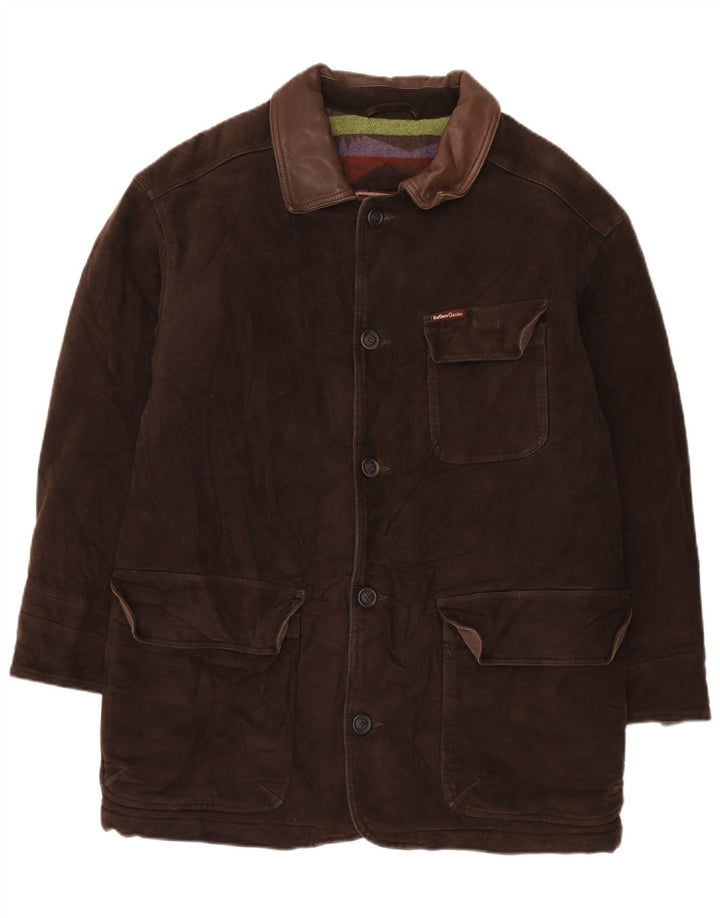 Ανδρικό Utility Jacket Marlboro Classics UK 40 Large Brown Βαμβακερό