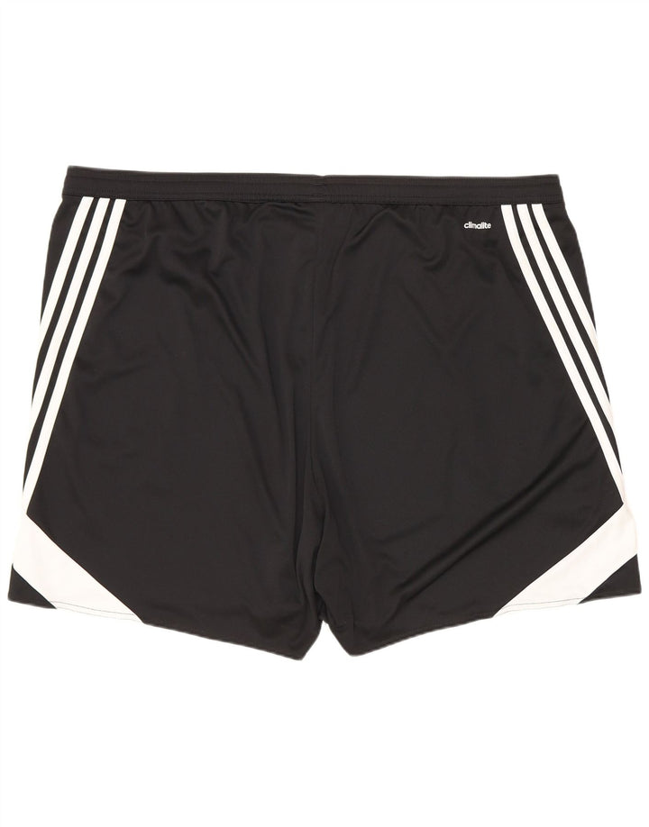 Adidas Mens Climalite Sport Shorts 2XL Black Colourblock Polyester