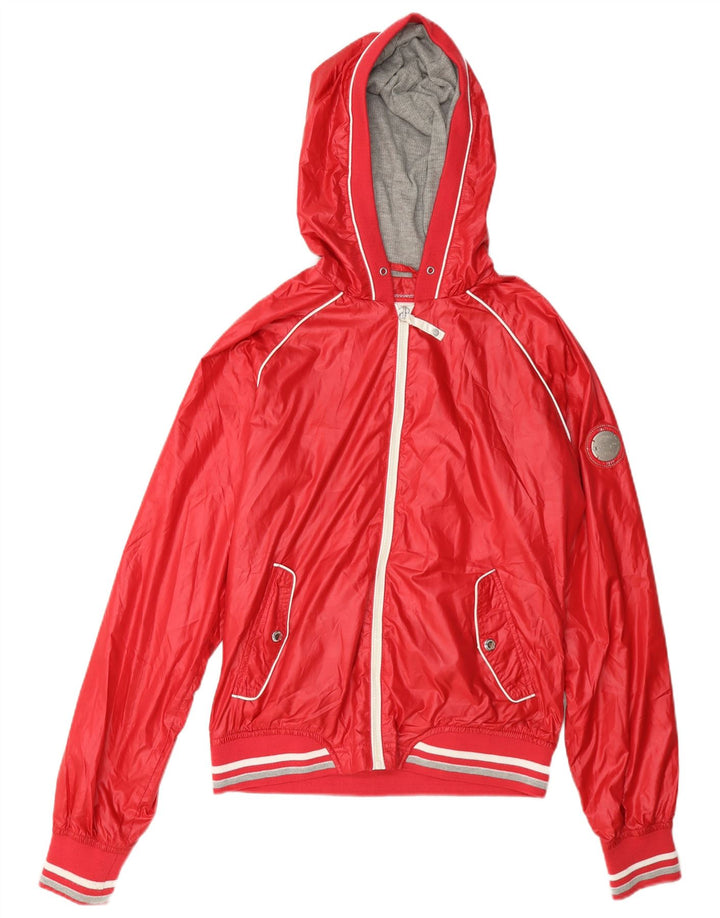 Champion Veste de survêtement à capuche pour femme UK 14 Rouge moyen Polyester