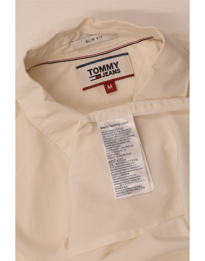 Tommy Hilfiger Herre Slim Fit skjorte Medium Hvid Bomuld