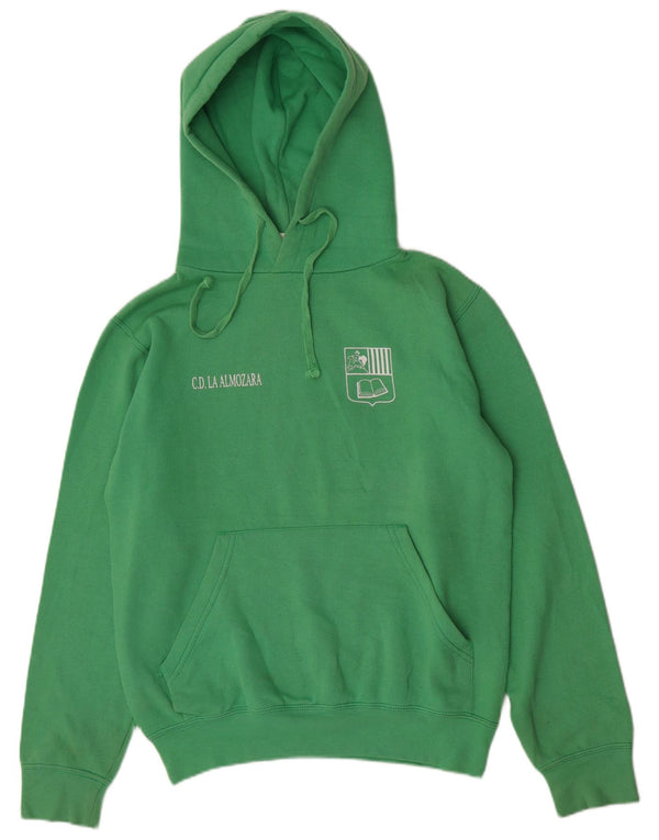 Maglia con cappuccio da uomo Russell Athletic XS in cotone verde