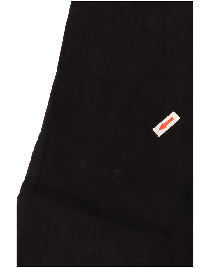 Levi's Womens 714 Straight Jeans W26 L30 Black Cotton