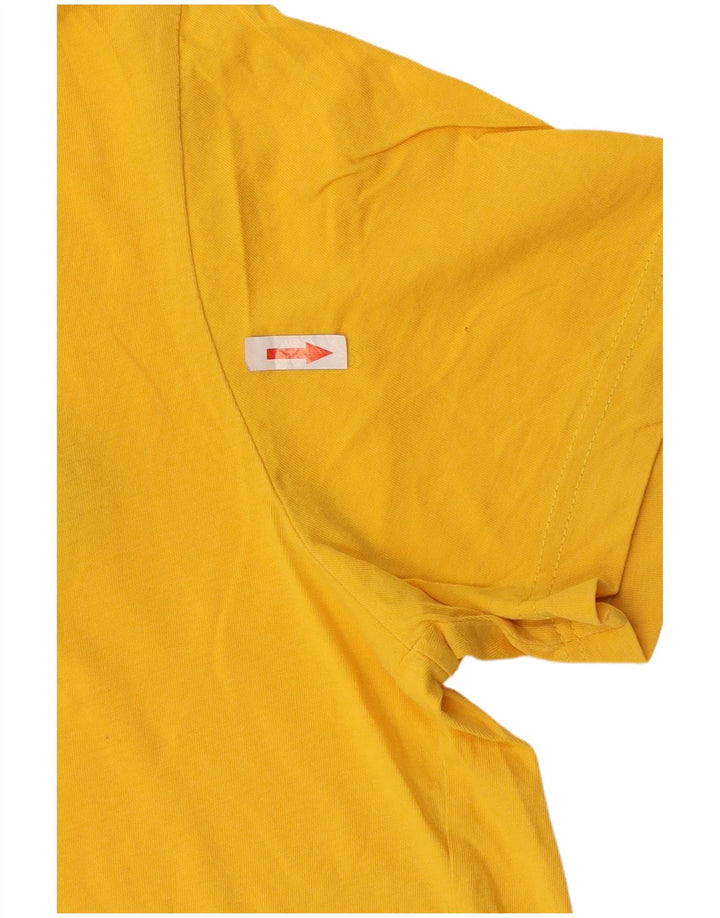 T-shirt grafica da uomo Champion Top giallo medio