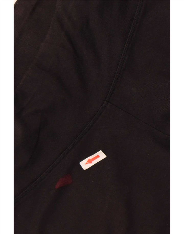 Adidas Womens Leggings UK 12/14 Medium Black Cotton
