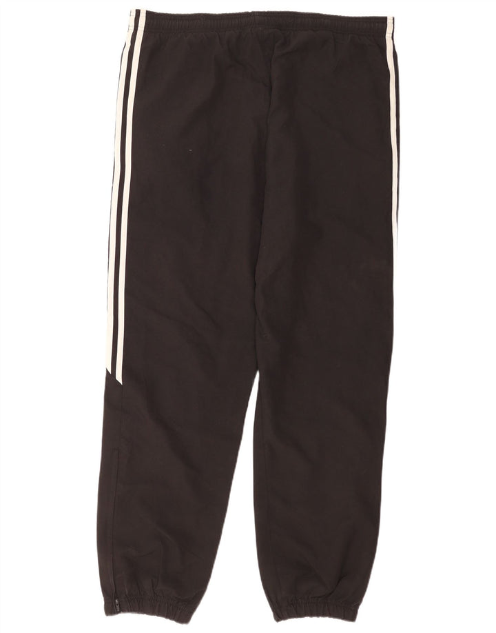 Adidas Mens Tracksuit Trousers Joggers Medium Black Polyester Sports